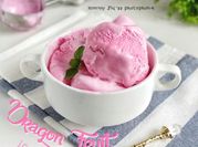 Gambar es krim buah naga