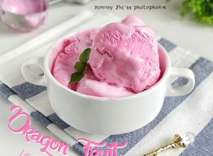 Foto resep Dragon Fruit Ice Cream