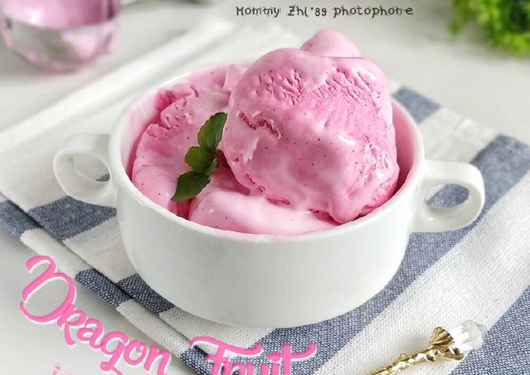 Bagaimana Menyiapkan Dragon Fruit Ice Cream yang Lezat