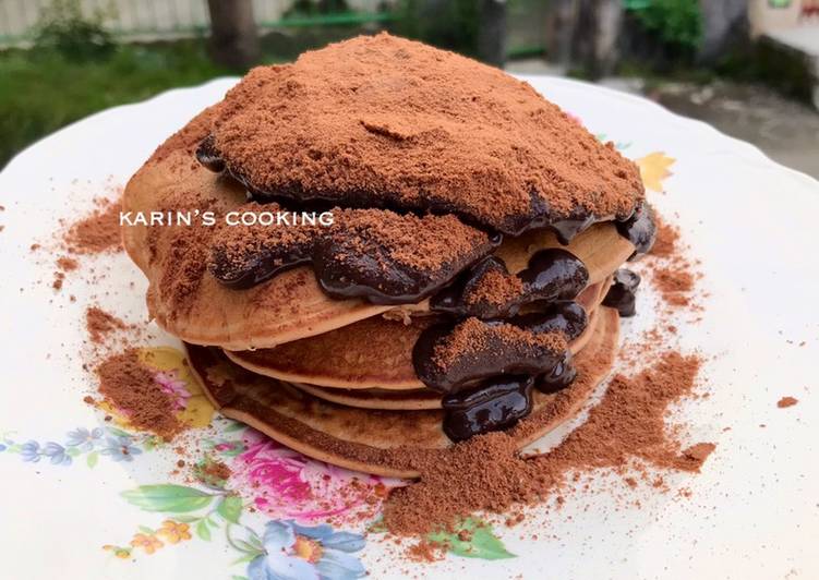 Pancake Milo choco lava