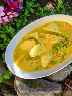 Foto resep Gulai Sawi Putih Tempe Gembus