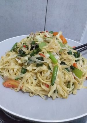 Foto resep Mie gepeng goreng
