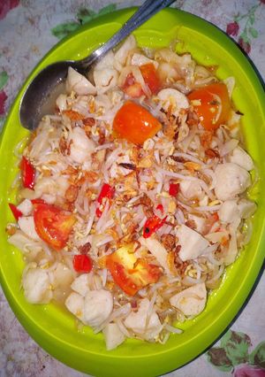 Foto resep Tumis bakso campur  jamur dan toge