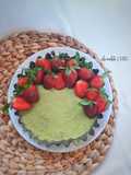Pie Custard MatchaBerry