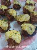 🧆 🧀🍴Albondiguitas de carne al horno con queso Tybo fundido