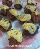 🧆 🧀🍴Albondiguitas de carne al horno con queso Tybo fundido
