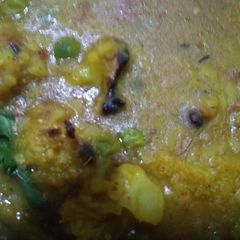 A picture of Mix vegetable dal.