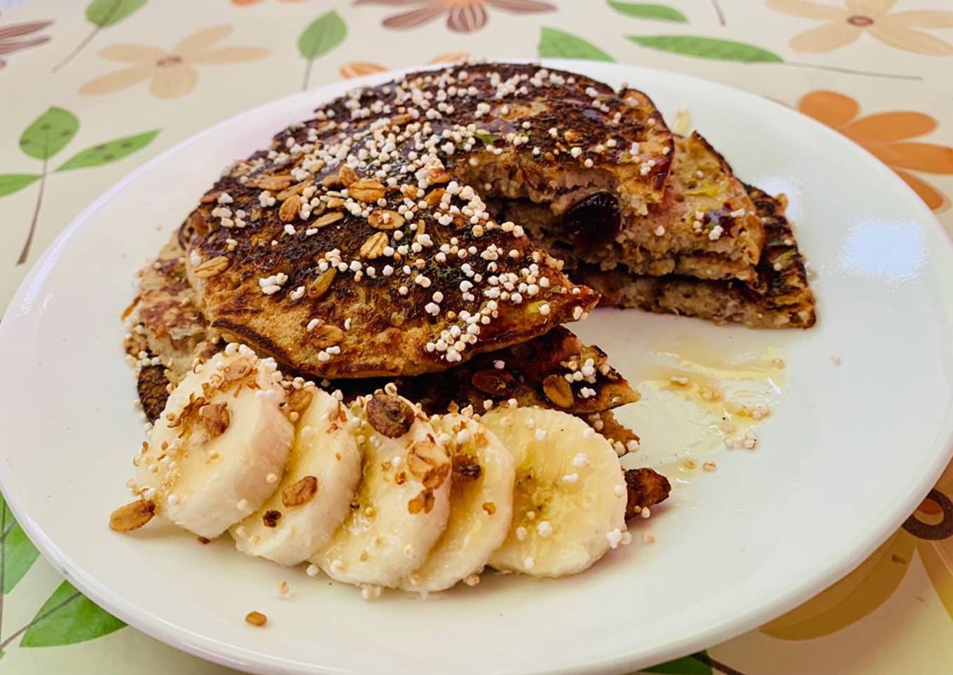 Hot cakes de plátano