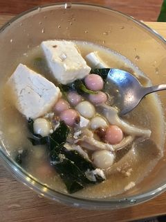 鮮菇鹹湯圓（素） 的食譜成品照片