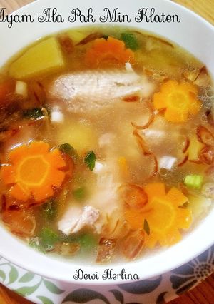 Foto resep 121. Sop Ayam Ala Pak Min Klaten, seger nikmat🤤👍