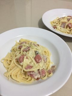 Foto resep Fettucini Carbonara