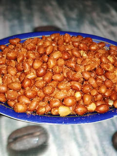 A picture of Fried peanuts#easy snacks.