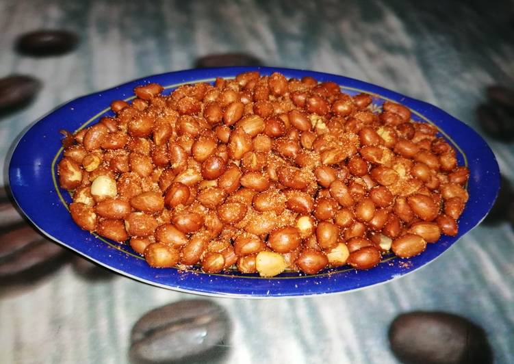 Recipe of Homemade Fried peanuts#easy snacks