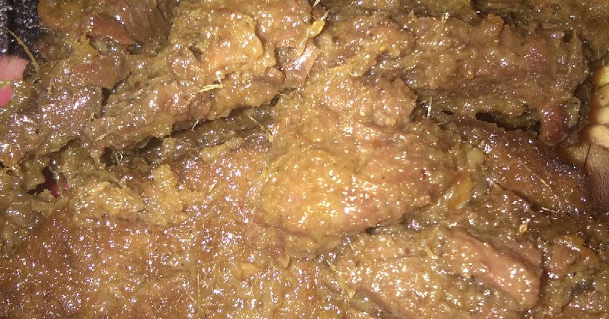 Resep Gepuk Basah Empal Basah Daging Sapi Bumbu Lengkuas Oleh Eyla