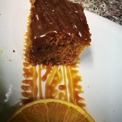 A picture of Caramel cake.