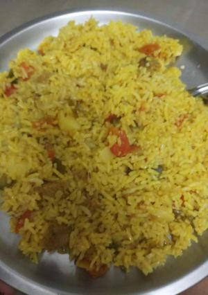 मैंथी आलू पुलाव (methi aloo pulao recipe in Hindi) रेसिपी मुख्य फोटो