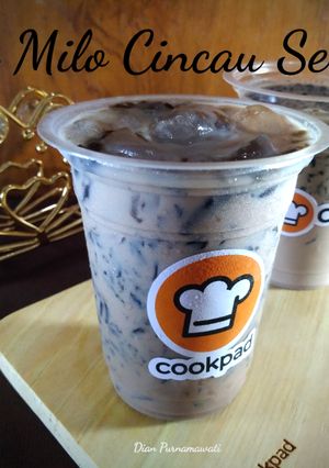 Foto resep Es Milo Cincau Serut