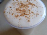 Una foto de cómo hacer una malteada cremosa