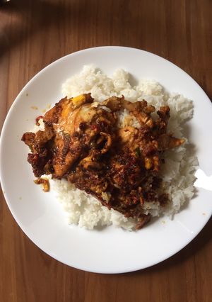 Foto resep Nasi telor ceplok kecap