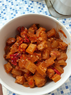 Foto resep Oseng kikil dan tempe