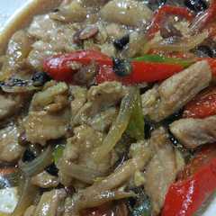รูปของ Beef in blackbean sauce