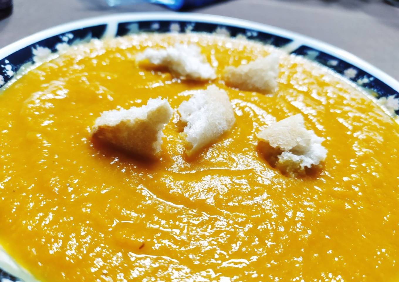 Crema de calabaza y zanahoria 🥕