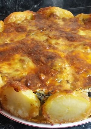 Una foto de Pastel o budín de acelga
