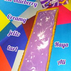 A picture of Rio blueberry Creamy jello tart.