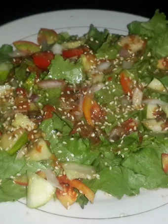 Easy Way Make Recipe Spicy lettuce salad that is Can Pamper Your Tongue, Delicious}