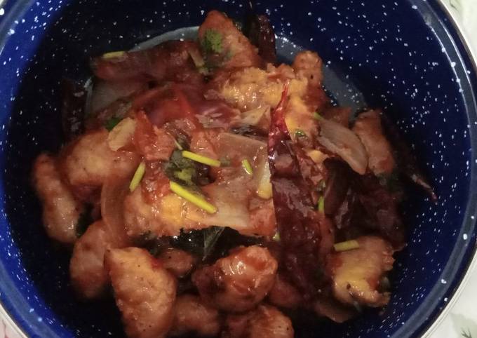 Vegeterian chili chicken