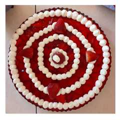 Una foto de 🍓Tarta de frutillas🍓