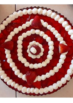 Una foto de 🍓Tarta de frutillas🍓