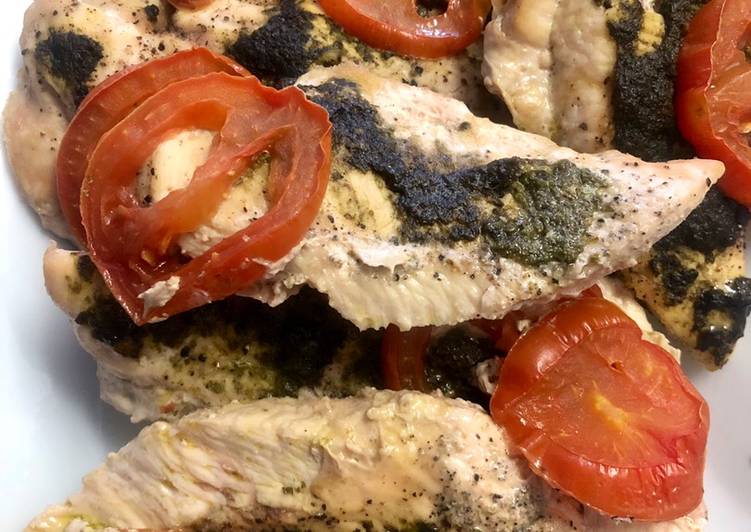 Frango ao molho pesto - Tudogosreceitas