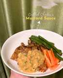 Grilled Chicken & mustard sauce