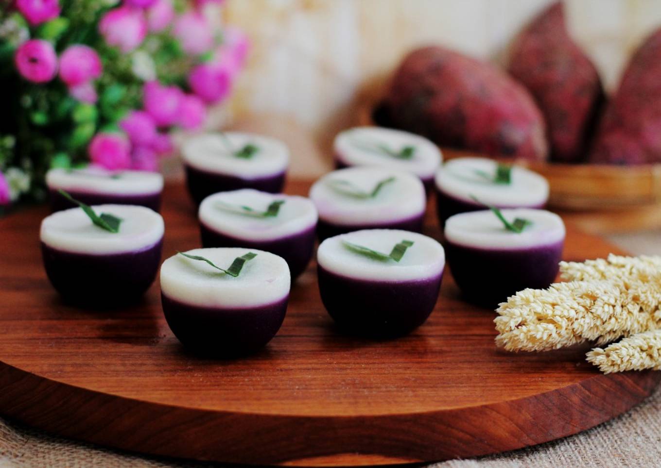 Kue Talam Ubi Ungu