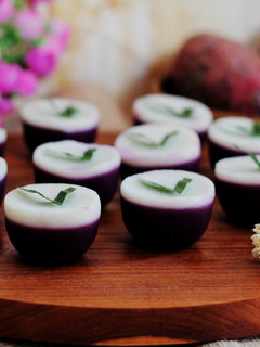 Foto resep Kue Talam Ubi Ungu