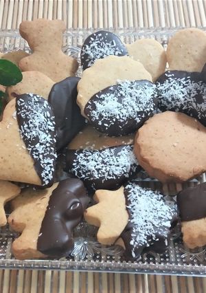 Foto principal de Galletas de mantequilla y chocolate