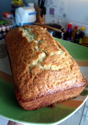 Foto resep Banana Cake No Mixer No Baking Soda