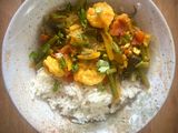 Mil’s Ruby - spicy prawns and green beans
