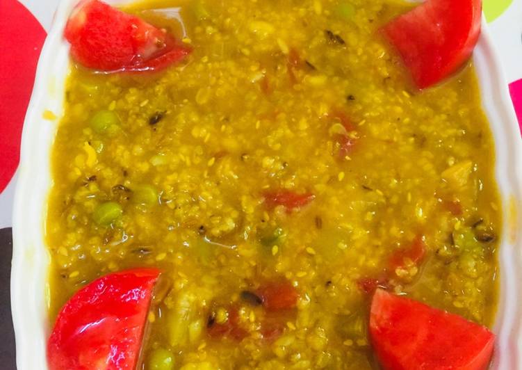 Easy Way to Prepare Tasty Bajra mix veg daliya