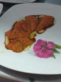 Tiradito Nikkei de trucha