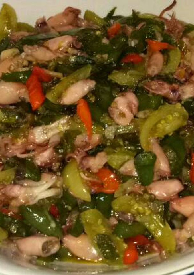 Foto resep Cumi asin Ijo2an muaknyus