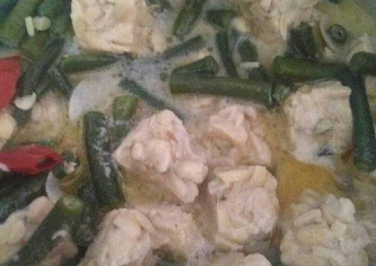 Tempe kacang masak santan