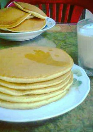 Hình của món Pancake đầy năng lượng.