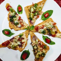 A picture of Bread pizza.