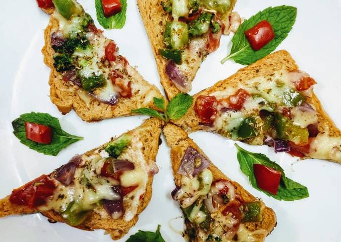 Bread pizza Recipe