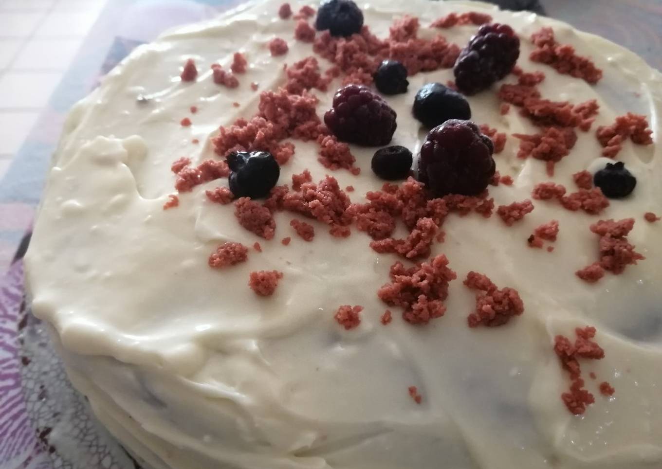 Pastel Red Velvet keto🎂
