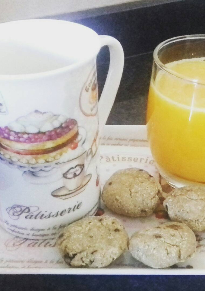 Una foto de Cookies de avena de croisant al microondas