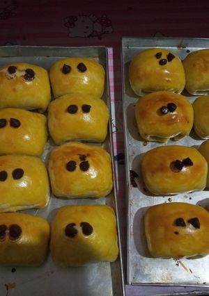Foto resep Bollen pisang coklat keju tanpa korvet