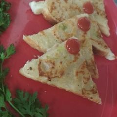A picture of Open sandwich.